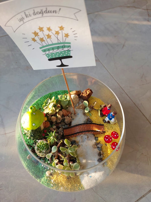 Büyük Boy Balık Akvaryum Fanus