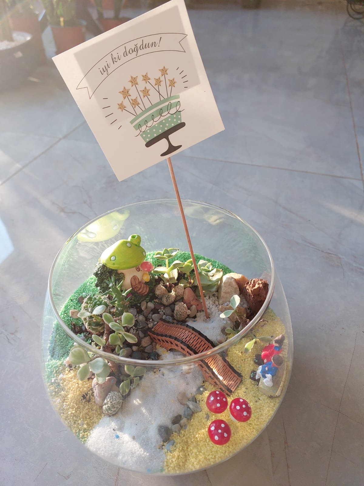 Büyük Boy Balık Akvaryum Fanus